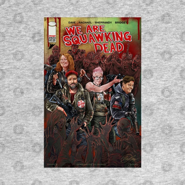 Kirk Manley/SQUAWKING DEAD Comic Book ART by SQUAWKING DEAD